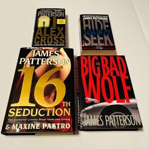 JAMES PATTERSON bundle of four (4)‎ used books.